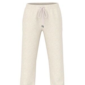 Victoria's Secret Cream Logo Jogger Sweatpants
